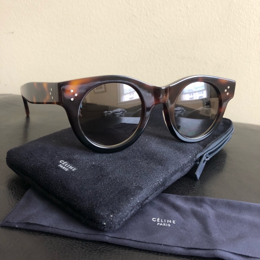 New Celine sunglasses, brown tortoise